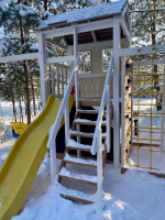 Детский домик с качелями "Прованс"