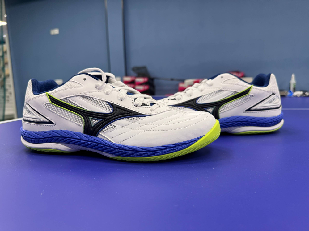 Mizuno Wave Drive 9 blue/acid green