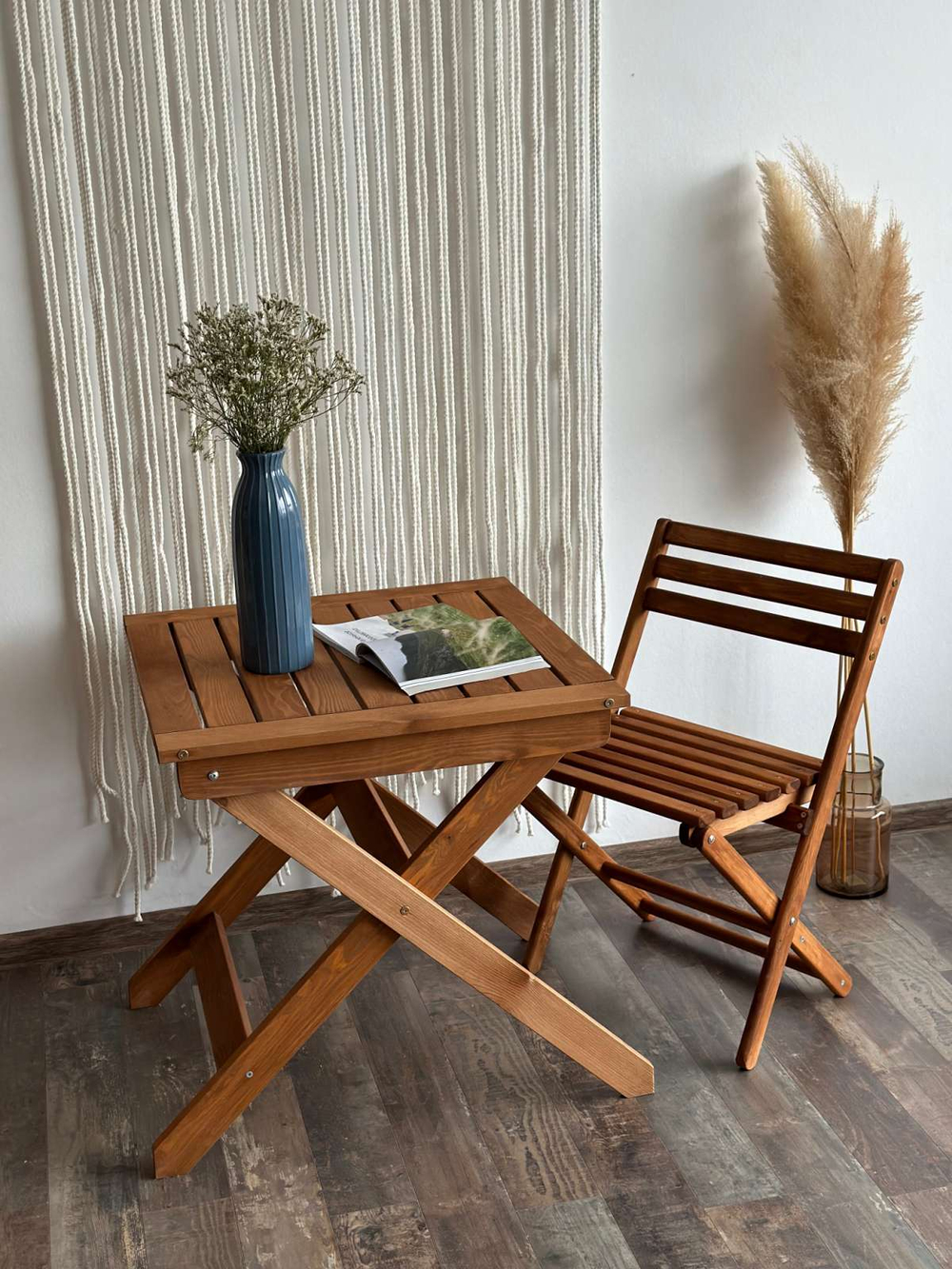 Набор мебели DYATEL раскладной Дятел 3 уп (1 уп Стол, 2 уп Стул)