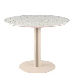 Стол Stem Ø90 см, терраццо