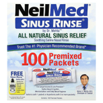 NeilMed, Sinus Rinse®, натуральное средство для промывания носа, 100 пакетиков с готовой смесью