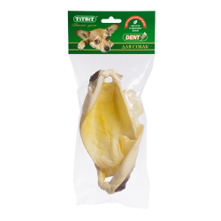 TiTBiT Ухо говяжье 2 шт (мягкая упаковка) - лакомства для собак