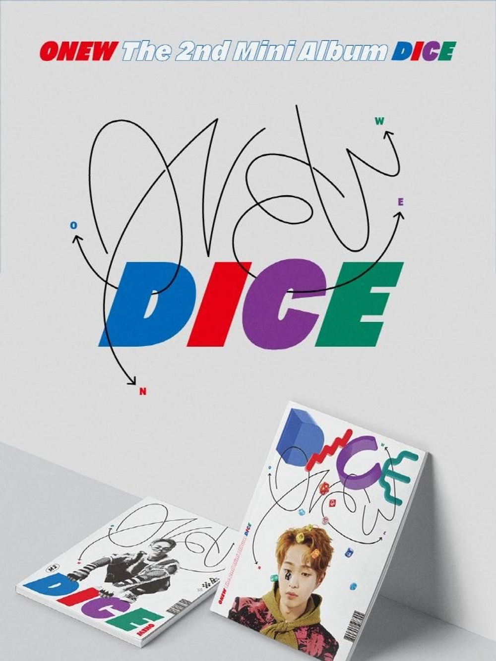Альбом ONEW - DICE 2nd Mini Album PHOTO BOOK RANDOM Version