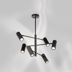 718267 Люстра ROMA 6х28W GU10 (led) ЧЕРНЫЙ