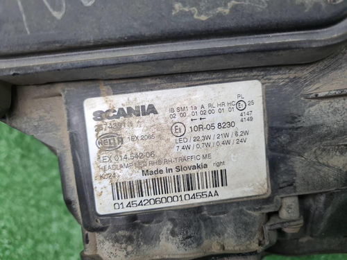 Фара правая Scania R-Series (2016-н.в.) галоген