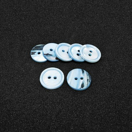 Т65 декор.пришив.элемент, 18 мм, цв.голубой