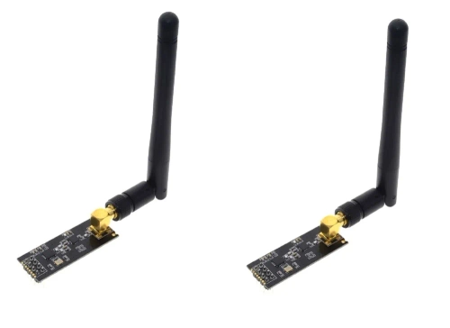 Радиомодуль NRF24L01+PA+LNA 2.4 ГГц с усилителем и внешней антенной 2шт