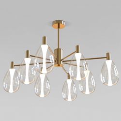 Люстра на штанге Eurosvet Magma 60175/8 латунь