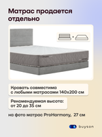 Бескаркасная кровать BuyBest (велюр)