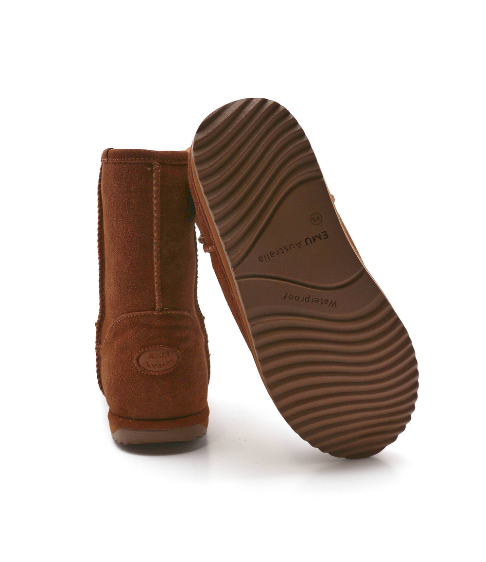 Кожаные угги brumby lo EMU Australia - коричневый(T10773)