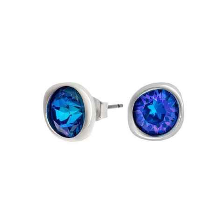 Серьги-пусеты Fiore Luna Royal Blue Delite A1909.23 BL/S