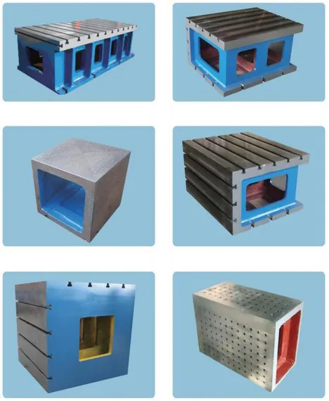 Чугунная кубическая плита с Т-образными пазами