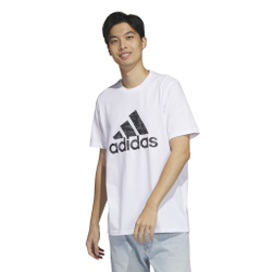 Мужское теннисное поло adidas Camo Short Sleeve T-Shirt Men - White, Grey