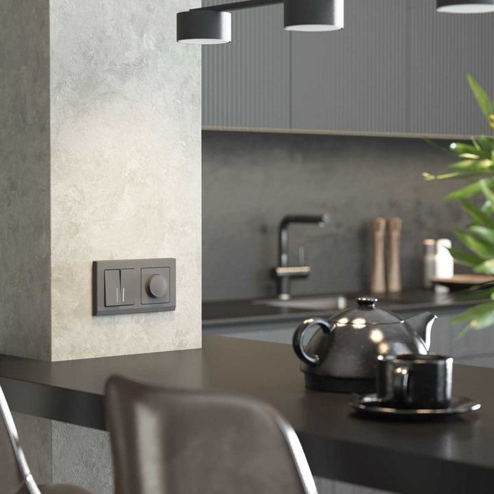 Рамка Werkel Stark на 2 поста графит W0021864 4690389194504