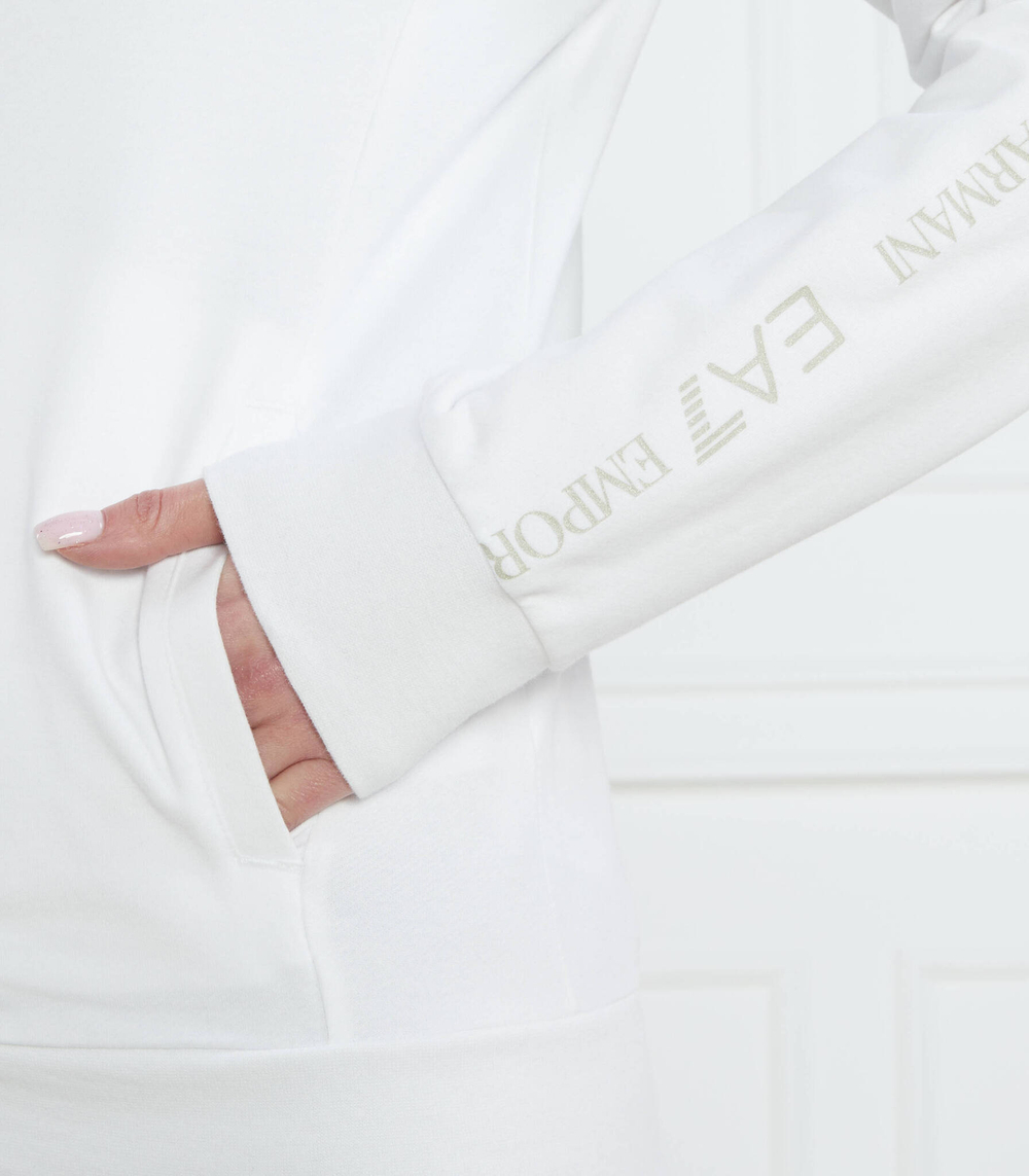 Худи EA7 - белый(3RTM21 TJCQZ)