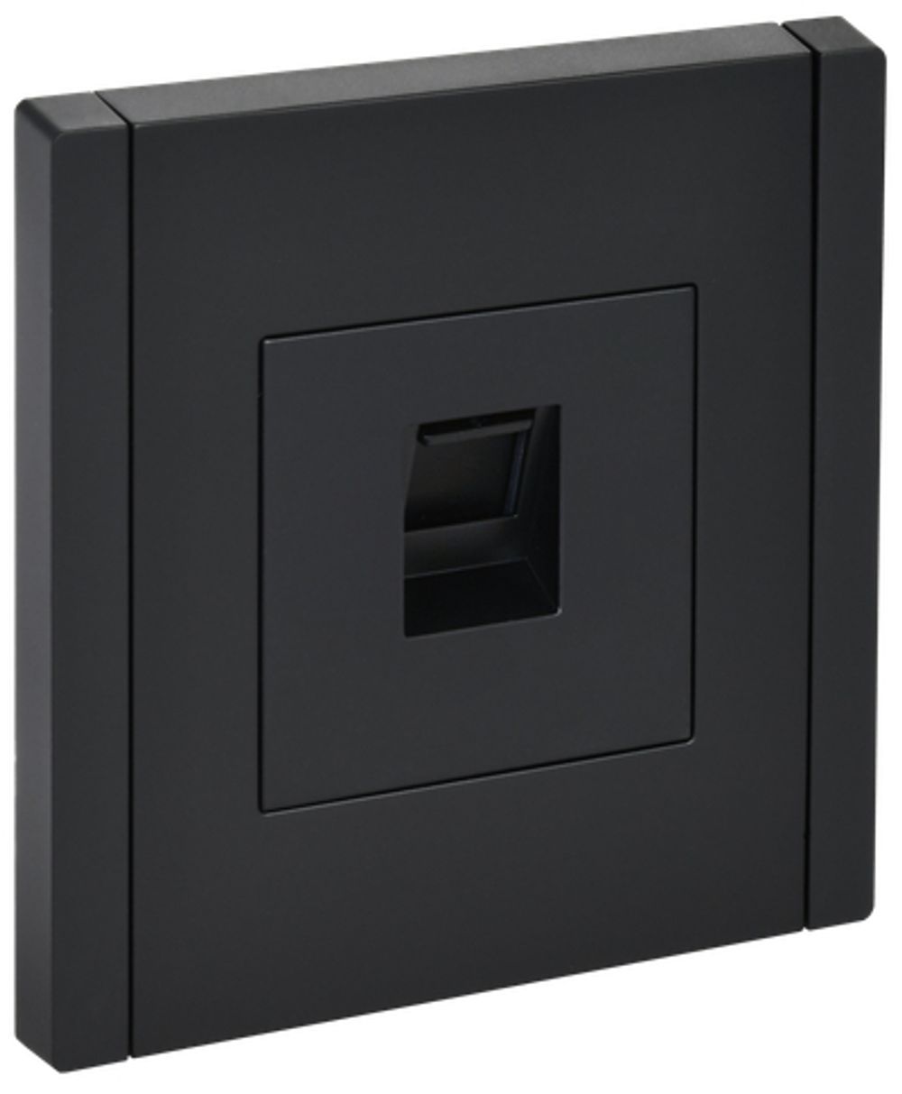 FORTE&PIANO Розетка компьютерная RJ45 кат.6 FP131 черный IEK