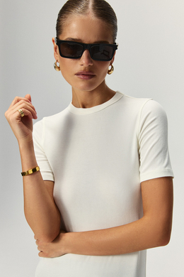 Футболка из вискозы GENTLE Молочный