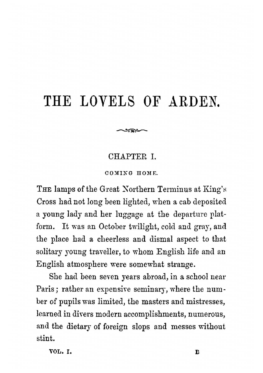 The Lovels of Arden: a novel. Volume 1 | M. E. Braddon