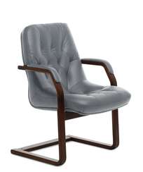 Кресло для посетителей Premier С серая кожа