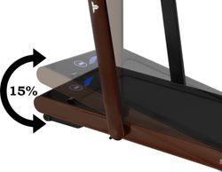 Беговая дорожка Titanium Masters Slimtech S60 COFFEE, коричневая