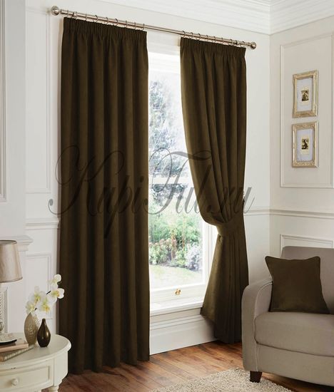 Длинные шторы. Elton (Коричневый)