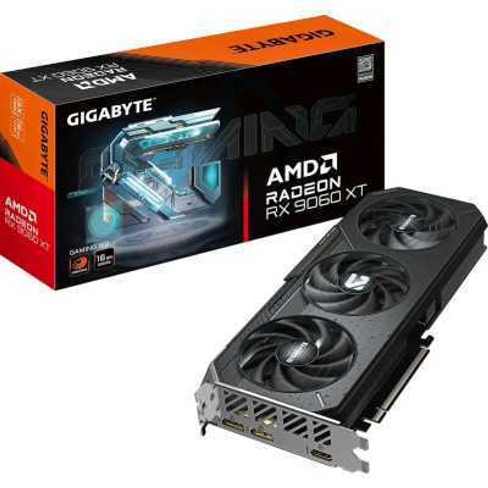 Видеокарта GigaByte AMD Radeon RX 9060 XT 16Gb GV-R9060XTGAMING-16GD 1.0