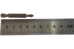 Биты "МАСТЕР" кованые 2 шт. (50 мм; PH1; хвостовик E 1/4") Зубр 26001-1-50-2
