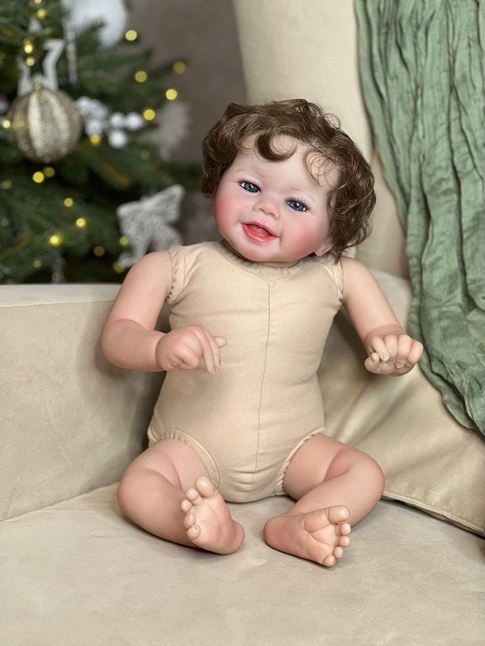 Кукла Реборн мягконабивная 48см в пакете (FA-848)