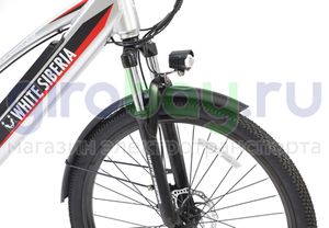 Электровелосипед WHITE SIBERIA CAMRY LIGHT 36V/11A 500W Snegir (Синий) фото 25