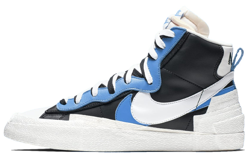 Кроссовки Sacai X Nike Blazer Black Blue