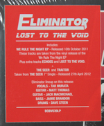 Eliminator / Lost To The Void (LP)