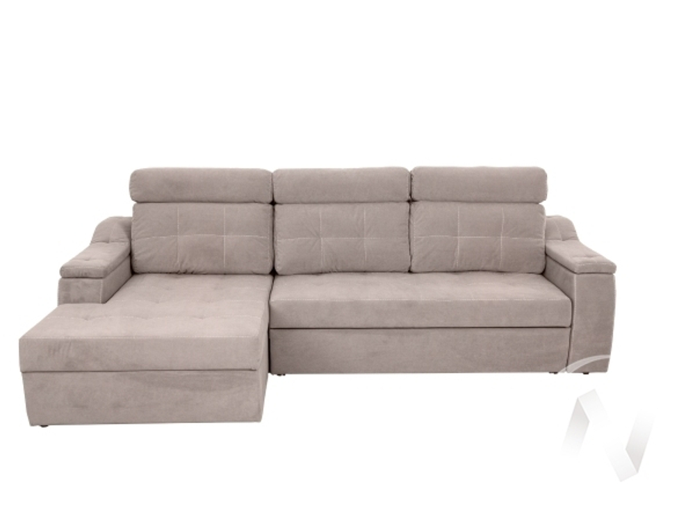 Диван угловой левый Бруно ДКУ-О NEW (Bremen 02; 5 категория)