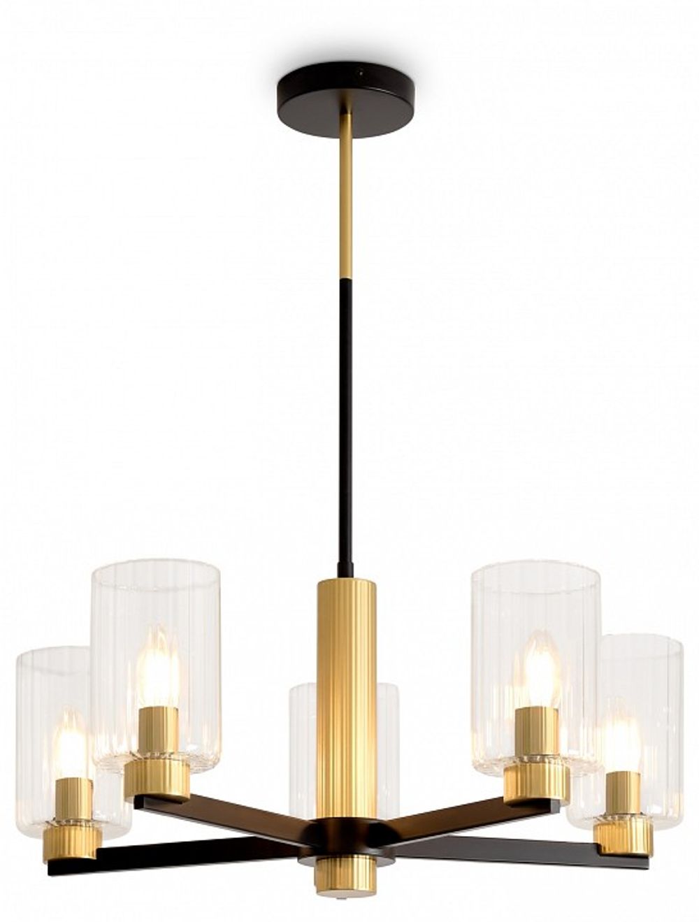 Люстра на штанге Freya Ombre FR2051CL-05BBS