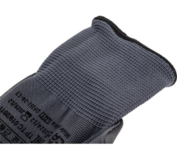 Перчатки полиэстеровые с покрытием из вспененного нитрила Delta Plus VE722NO09