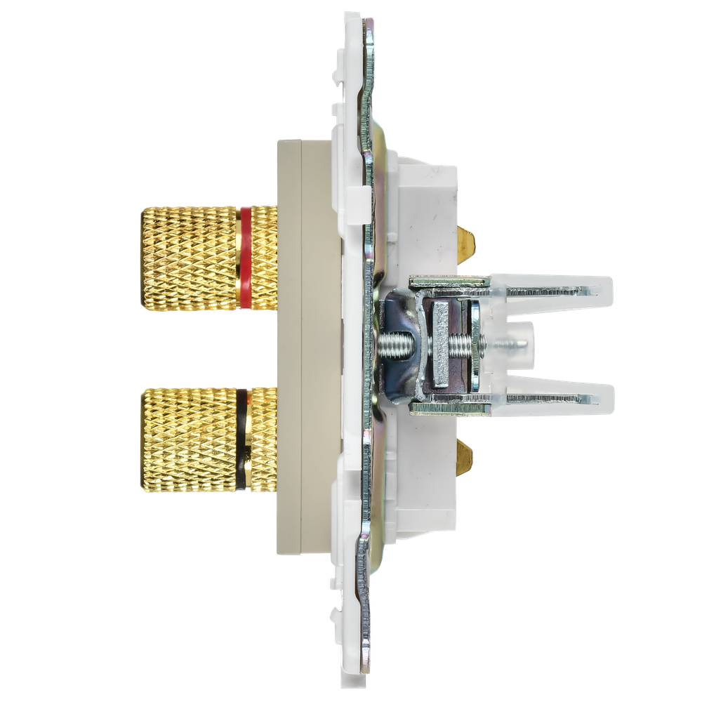 SKANDY Аудиорозетка 4-местная SK-A01B бежевый IEK