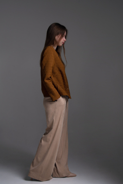 Жакет женский 4446ВП, горчичный #485Гор044446ВП