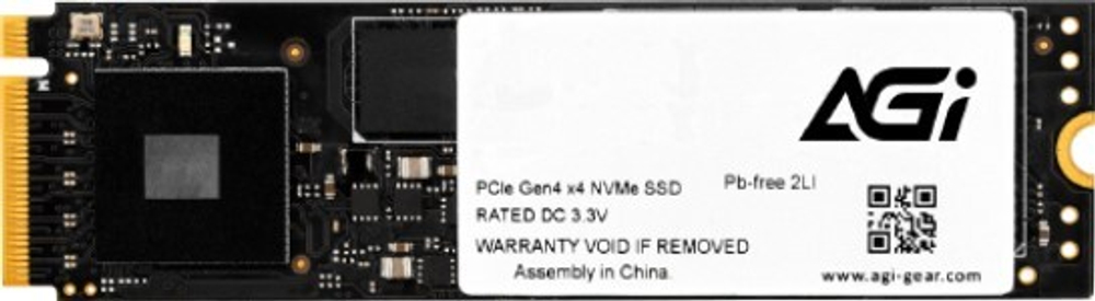 Накопитель SSD M.2 2280 AGI AGI1T0G44AI838 1000 ГБ