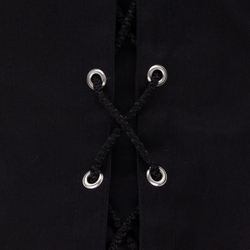 Брюки готические чёрная шнуровка (004)