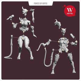 Комплект миниатюр Croachtonia the Twins