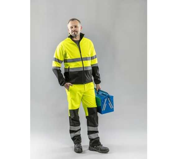 Куртка сигнальная желтая EXTER SOFTSHELL Högert, арт. HT5K335