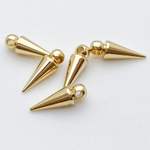 Подвеска Шип, цвет золото, размер 12*4 мм, цена за 1 шт