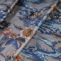 Наволочка 50x70 Mollen Заря в светло-серый хлопковая