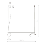 Подвесной светильник спот Nowodvorski Fourty Surface III White 11445