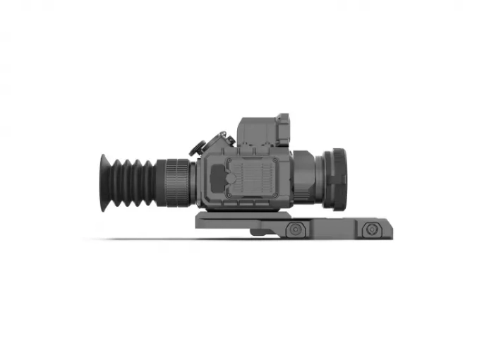 Тепловизионный прицел с дальномером LZIRTEK Perun 650L с креплением Weaver