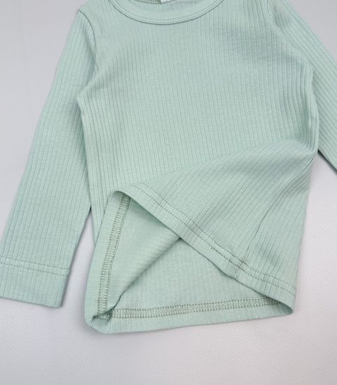 Лонгслив хлопковый, Ментол