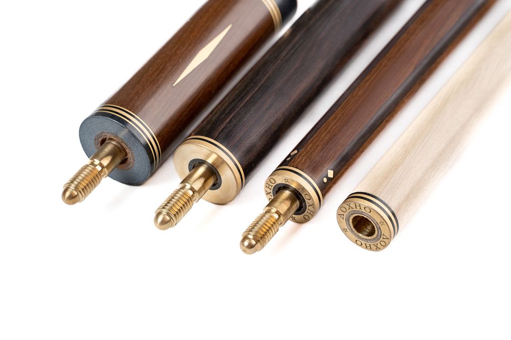 Кий / пирамида 2-pc "Supernova Master" (граб, макасар), с двумя удлинителями