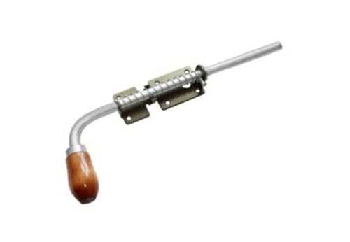 Засов пружинный Домарт  300мм бронза антик d-16мм / 9455