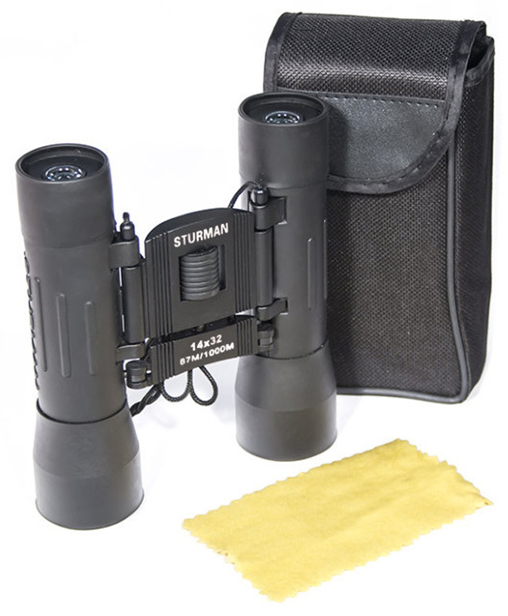 Бинокль STURMAN 14x32, черный