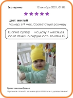 Шапка с ушками осенняя и снуд для детей