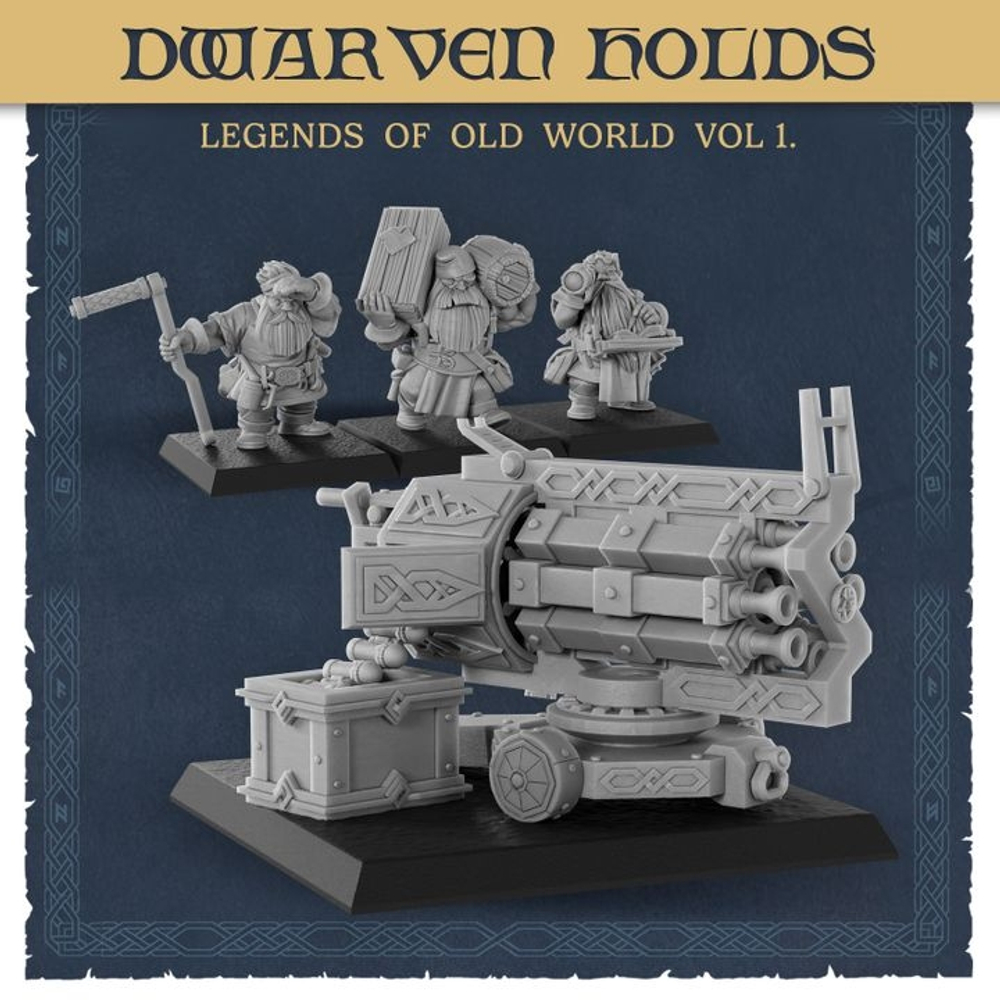 Dwarf Warmachines - Gattling